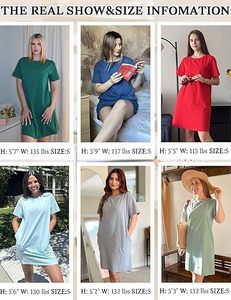 Camisón de Secado Rápido para Mujer, Ligero, Sin Arrugas, Cómodo y Transpirable, Ropa de Dormir Moderna para Damas - Product Image 5