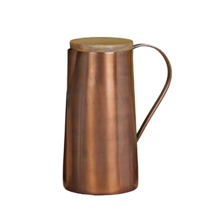Jarra de Agua de Cobre con Asa, Diseño Vintage, Gran Capacidad, para Bebidas en el Hogar - Product Image 2