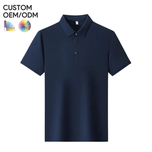 เสื้อผู้ชายแบบสั่งทำ ผ้าฝ้ายถัก 100% สีพื้น สำหรับเสื้อเชิ้ต พิมพ์ลายโลโก้ด้านหน้าด้วยความร้อน ระบายอากาศได้ดี แขนสั้น สไตล์ลำลอง รับผลิตแบบ OEM/ODM จำนวนมาก - Product Image 5