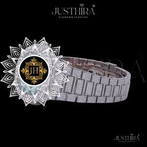 Unique Design Modern Stainless Steel Movement Moissanite Diamond Quartz Watch Women Fashion Jewelry Style Waterproof Gift - Product Image 2