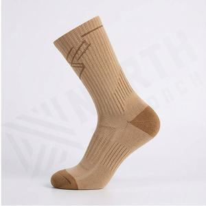 Free Sample Merino <b>Wool</b> Crew <b>Socks</b> Hiking Sports Men Athletic Outdoor Trekking Warm Breathable Cushion Soft Fit Customized Color - Product Image 3