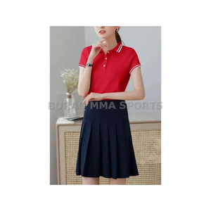 Polo pour femme à manches courtes, séchage rapide, col tricoté, coupe classique - Product Image 5