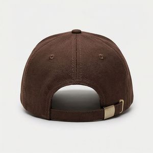 Gorra de Béisbol Marrón Lisa, Gorra Deportiva de Moda para Verano, con Patrón Transpirable, Informal, de Primera Calidad, Elegante, para Caballero - Product Image 2