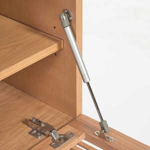 Mueble de Salón Moderno de Ratán con 3 Compartimentos y 2 Estantes, Mueble de Almacenamiento de Estilo Escandinavo para el Hogar - Product Image 5