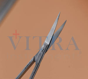 กรรไกรตัดเยื่อแก้ว Iris Scissors Supercut TC ชุบทอง สแตนเลสสตีล ด้ามจับแบบแมนนวล สำหรับงานผ่าตัดที่ต้องการความแม่นยำ - Product Image 2