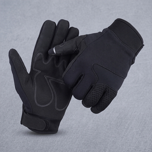 Guantes de Trabajo Mecánicos Amara de Cuero Sintético Reforzado, Certificación CE, 11 oz, Puño Ajustable, Anticorte, Guantes de Seguridad Resistentes - Product Image 5