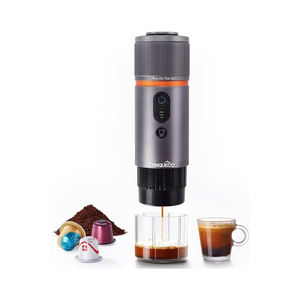 Machine à café expresso automatique professionnelle mini portable avec boîtier en acier inoxydable, alimentation électrique, système d'eau chaude - Product Image 3