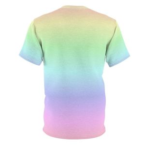 เสื้อยืดผู้ชายสีพาสเทลไล่เฉดสีรุ้ง แขนสั้น คอกลม ลำลอง ผ้าถัก คอโอ สีพื้น เสื้อยืดฤดูร้อน - Product Image 6