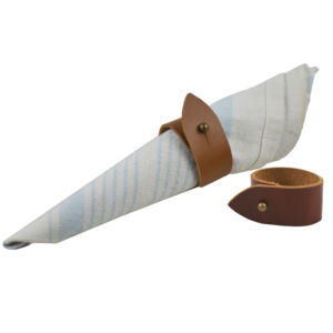 Anneaux de serviette en cuir personnalisés pour la table, supports de serviettes multicolores, décorations de table à manger, design pour hôtels et fêtes - Product Image 6