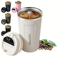 Bouteilles d'eau personnalisées avec logo, gobelets isothermes en acier inoxydable avec paille, vente en gros, tasses à café, flasques sous vide