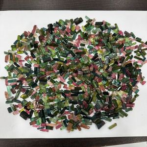 Natural Tourmaline <b>Raw</b> Specimens Uncut Unpolished Stick Form Mixed Color Rough AAA Gemstones Afghan Mineral <b>Crystal</b> Wholesale - Product Image 2