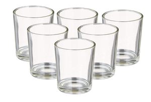Industrial Factory Sale 4oz Embossed Glass Votive Holder Candle Jars Lids Labels Sun Moon Stars Design Clear Handmade Christmas - Product Image 6