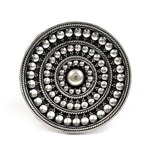 Wholesale Bohemian Style <b>Adjustable</b> <b>Ring</b> Made From 925 Solid Sterling <b>Silver</b> Handmade Classic Jewelry For Festivals & Wedding - Product Image 1