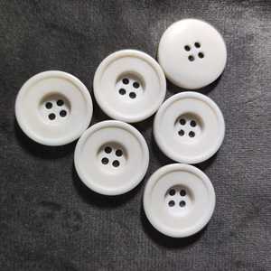 High Quality Custom Round 4-Hole Buffalo Horn Animal Style Durable <b>Handmade</b> Sewing Buttons for <b>Clothes</b> Shirt Suit buffalo bone - Product Image 4
