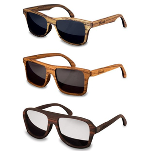 Lunettes de soleil rondes en bois polarisées, fabriquées à la main, écologiques, style rétro, montures en bois, logo personnalisé, vente en gros - Product Image 6