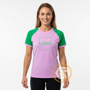 T-shirt en jersey 100 % coton écologique Alpha pour femmes, de haute qualité et respirant - Product Image 3