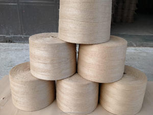 Fil de Jute Texturé 100% Naturel, Écologique, Durable, Biodégradable, Haute Qualité, 16 LBS, 2 Brins, pour Tricot et Tissage Manuel, Exportateur - Product Image 4