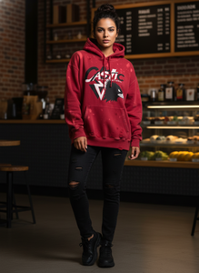 Sudadera con Capucha Personalizada con Efecto Desgastado y Lavado Ácido para Hombre, Talla Grande, Algodón Grueso, Felpa Francesa, Estilo Vintage, Ropa Urbana, Hip-Hop - Product Image 5