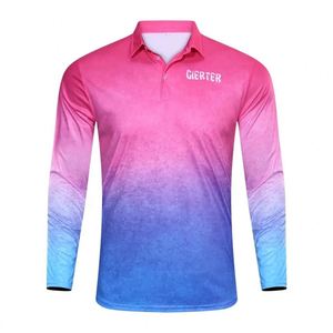 Lightweight UPF 50 Waterproof Windproof Plus Size Fishing Polo Shirt Quick Dry Anti-UV Breathable Outdoor Wear for Unisex - Product Image 1