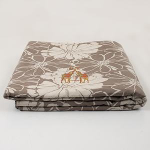 Tela de Algodón Orgánico Puro de Alta Calidad, Tejida a Mano, con Diseño de Flores Grises Kashish, para Decoración del Hogar, Manualidades y Camisas para Niños - Product Image 6