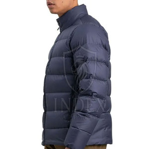 Top Selling Oversized Latest Design <b>Cheap</b> Price Men Canvas <b>Puffer</b> <b>Jacket</b> Custom Made Breathable Lightweight Waterproof Windproof - Product Image 3