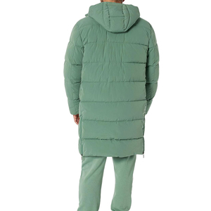 Doudoune longue matelassée à capuche pour homme Solid Trader Premium, 70 % duvet, avec fermeture éclair rapide, confort optimal, vêtement d'extérieur - Product Image 3