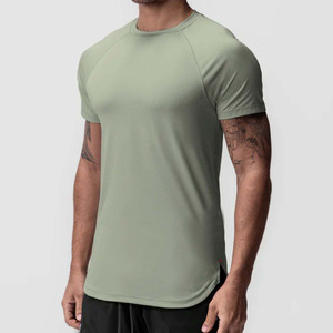 T-shirts pour hommes en coton 100% à col rond, personnalisables avec logo OEM, impression numérique sur le devant, manches courtes, séchage rapide, pour adultes, vente en gros - Product Image 1