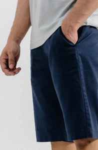 Shorts de golf classiques pour hommes, coupe ajustée, en toile 100 % coton tissée respirante, couleur unie, service OEM, taille mi-haute, décontracté - Product Image 2