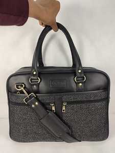 Maletín para Portátil de Cuero Genuino, Portafolio Ejecutivo, Bolsa Suave de Gran Capacidad con Cierre para Trabajo y Viajes - Product Image 1