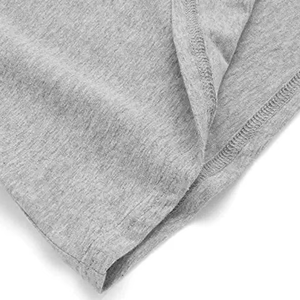 Camiseta Corta para Mujer, Cuello Redondo, Manga Corta, 100% Algodón Jersey, Color Sólido, Estilo Casual para Verano - Product Image 5