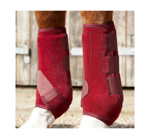 Bottes de protection pour chevaux, bottes de sport équestres avec votre logo de marque, en caoutchouc éponge respirant pour l'extérieur - Product Image 2