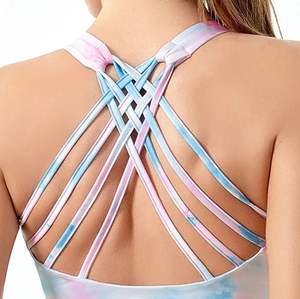 Sujetador deportivo bordado al por mayor 2026 para mujer, de alto soporte, sin tirantes, a prueba de sudor, con logo personalizado, OEM, tallas grandes - Product Image 5