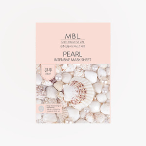 แผ่นมาส์กหน้าเกาหลี Embiel Pearl Intensive Mask Sheet 10 แผ่น มาส์กหน้า แผ่นมาส์กหน้าปลอดเชื้อ ไฮยาลูรอน แอซิด - Product Image 2