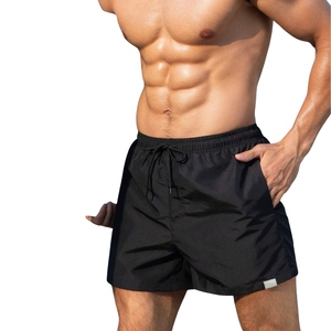 <b>Mens</b> Plain Swim <b>Shorts</b> Quick Dry Lightweight Beach <b>Shorts</b> Elastic Waist Casual Summer Sports Swimming Trunks With Drawstring - Product Image 3