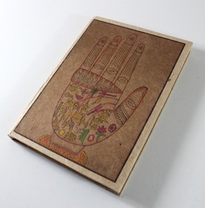 Cuaderno de tapa dura con 48 hojas / 96 páginas de papel Lokta vintage reciclado hecho a mano como cubierta. - Product Image 3