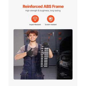 Set Organizzatore Portatile per Chiavi a Bussola da 3 Pezzi (Metrico e SAE) 1/4 3/8 1/2, Porta Chiavi Resistente per Meccanici e Progetti Fai-da-te - Product Image 5