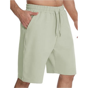 Shorts décontractés pour hommes de haute qualité, confortables, respirants, à séchage rapide, en toile, taille élastique, logo personnalisé, vente chaude, motif uni - Product Image 3