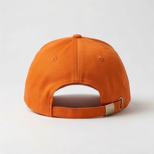 Gorra de Béisbol Naranja Lisa, Modelo A1, de Algodón Flexible, Unisex, Estilo Premium, para Hombre y Mujer - Product Image 2