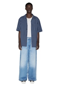 Premium Quality Breathable High Trending Huge Ready Stock of 100% Soft Cotton Checks <b>Men's</b> Casual Half Sleeve Collar <b>Shirts</b> - Product Image 3