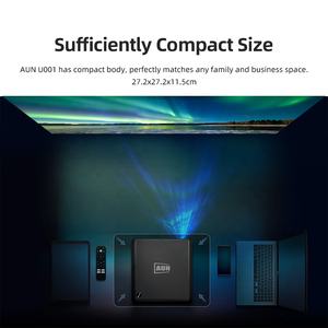 โปรเจคเตอร์ AUN U001 L1 2050 ANSI ลูเมนส์สูง ความละเอียด Full HD 4K สมาร์ททีวี รองรับ Widevine ฉายภาพ 3 มิติ ลำโพงไร้สาย HIFI เหมาะสำหรับดูฟุตบอล ภาพยนตร์ คุณภาพดี ราคาประหยัด - Product Image 6