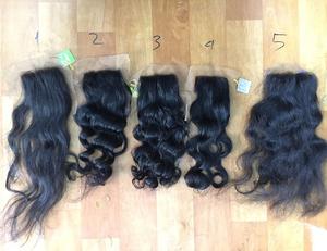 Vietglobal Hair Vietnamese Raw Human Hair Bundles Máquina de cabello Remy ondulado sedoso suave Trama doble Todos los colores Adecuado Buen cabello - Product Image 3