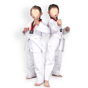 Uniforme de Taekwondo al por Mayor para Niños, Logotipo y Talla Personalizados, Antideslizante, Duradero, MOQ Bajo, Dobok Unisex para Niños, Ropa de Entrenamiento Infantil - Product Image 1