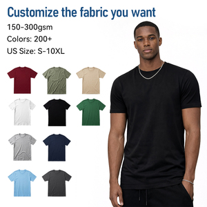 เสื้อยืดแขนสั้นทรงเข้ารูป/ทรงปกติ ผ้าถักน้ำหนัก 220 กรัม ผ้าฝ้าย 100%  รับสกรีนโลโก้ คุณภาพสูง สไตล์ลำลอง สำหรับผู้ชาย - Product Image 2