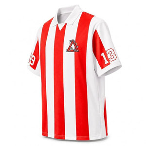 Delta |   Sigma |   Camiseta de Fútbol Femenina Inspirada en la Hermandad Theta, Uniforme de Fútbol a Rayas Rojas y Blancas, Jersey de Moda Femenina - Product Image 6