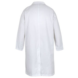 เสื้อกาวน์แพทย์แบบยูนิเซ็กซ์ ติดกระดุมด้านหน้า ชุดยูนิฟอร์มโรงพยาบาล ผ้าทอผสมฝ้ายและโพลีเอสเตอร์ ปรับแต่งได้ เหมาะสำหรับนักเรียนวิทยาศาสตร์ - Product Image 6