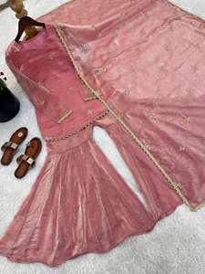 Ensemble Salwar en Soie Pure pour Femme, Modèle Tendance 2026, Style Indien, Entièrement Cousu, Prêt-à-porter, Idéal pour les Fêtes - Product Image 6