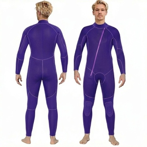 Custom Designed Neoprene <b>Wetsuits</b> Full Body Breathable Back Zip Low Price Surfing Wet Suits Unisex High Quality Triathlon - Product Image 3