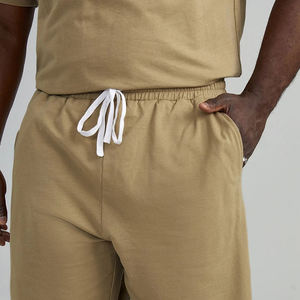 Conjunto Deportivo de Verano para Hombre, de Algodón, Transpirable, Ligero, Suave, de Manga Corta, para Gimnasio, Entrenamiento, Running y Uso Casual - Product Image 6