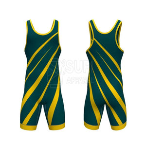 Maillots de lutte imprimés extensibles et doux avec des caractéristiques de séchage rapide et respirantes pour la musculation et l'entraînement sportif - Product Image 3