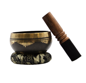 สินค้ามาใหม่ งานฝีมือโลหะ ทองเหลืองโบราณ ชามเสียงร้องราคาถูกที่สุด ชามเสียงร้องสำหรับการทำสมาธิชาการ์ - Product Image 3